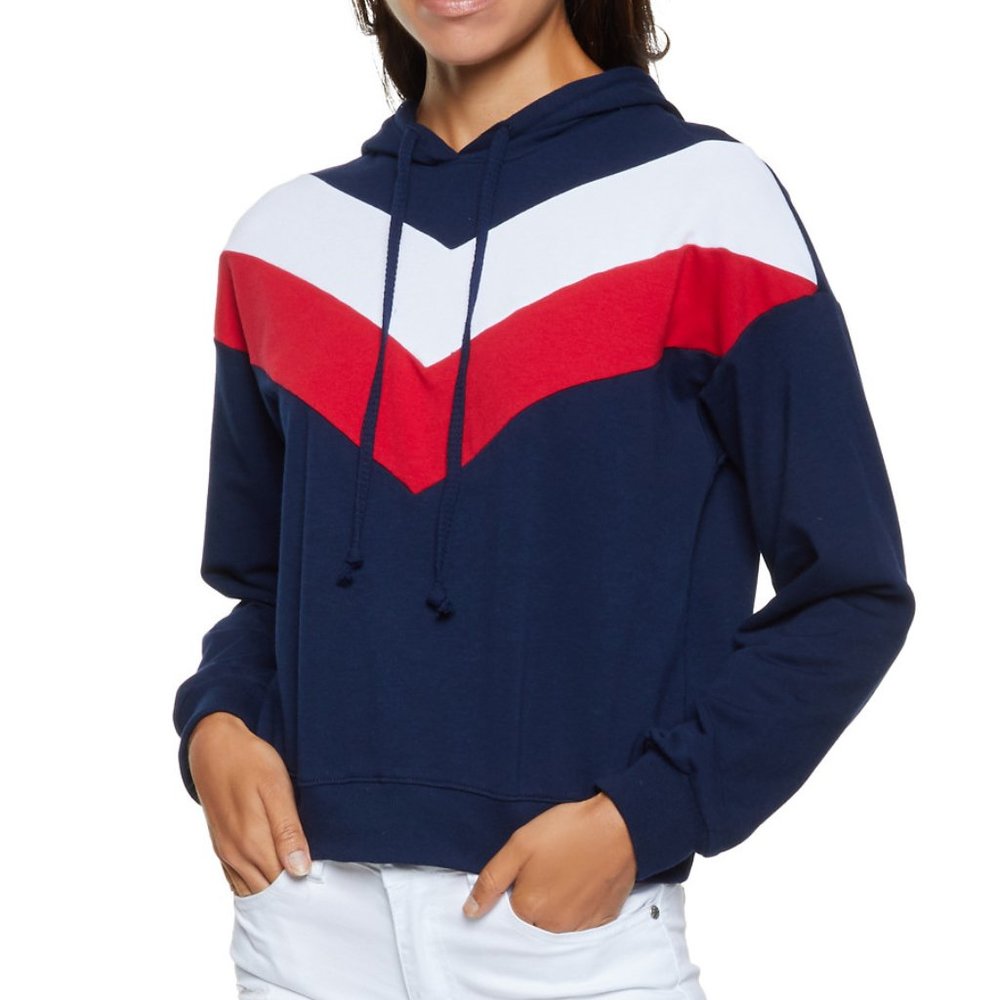 Color Block Pullover Sweatshirt / Hoodie